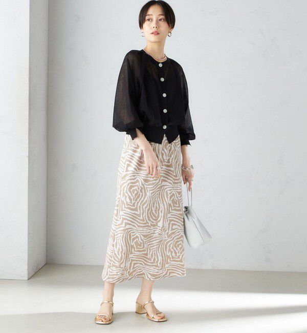 SHIPS for women「〈手洗い可能〉2WAY シアー カーディガン」|カーディガン|