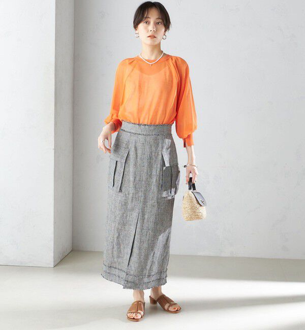 SHIPS for women「〈手洗い可能〉2WAY シアー カーディガン」|カーディガン|