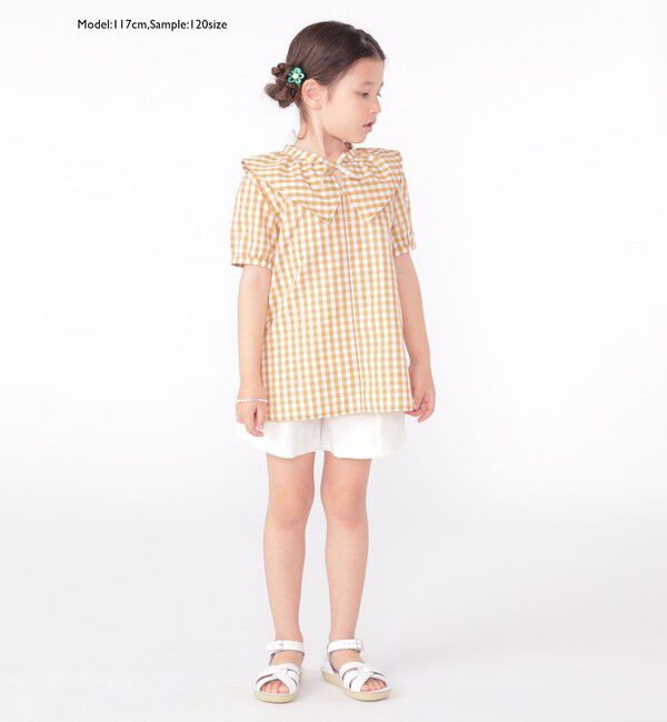 SHIPS KIDS「SHIPS KIDS:100～130cm / タック ショート パンツ」|その他|