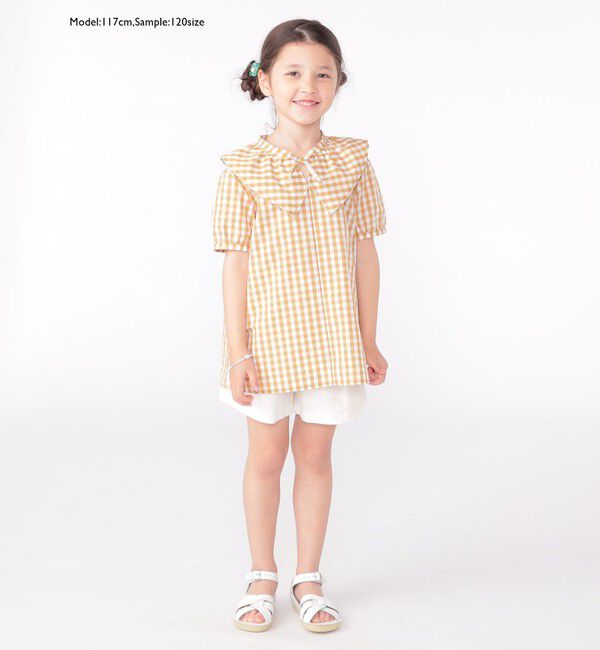 SHIPS KIDS「SHIPS KIDS:100～130cm / タック ショート パンツ」|その他|