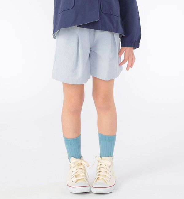 SHIPS KIDS「SHIPS KIDS:100～130cm / タック ショート パンツ」|その他|