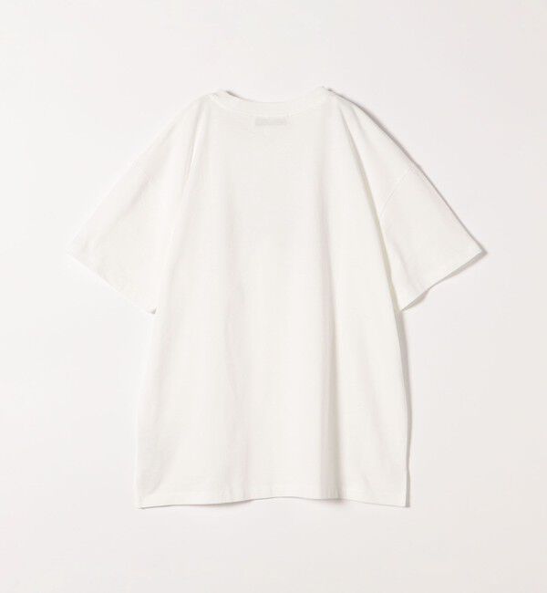 quaranciel「quaranciel:〈洗濯機可能〉クルーネック コットン ロゴ プリント TEE」|Tシャツ・カットソー|