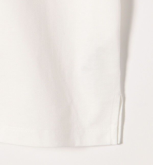 quaranciel「quaranciel:〈洗濯機可能〉クルーネック コットン ロゴ プリント TEE」|Tシャツ・カットソー|