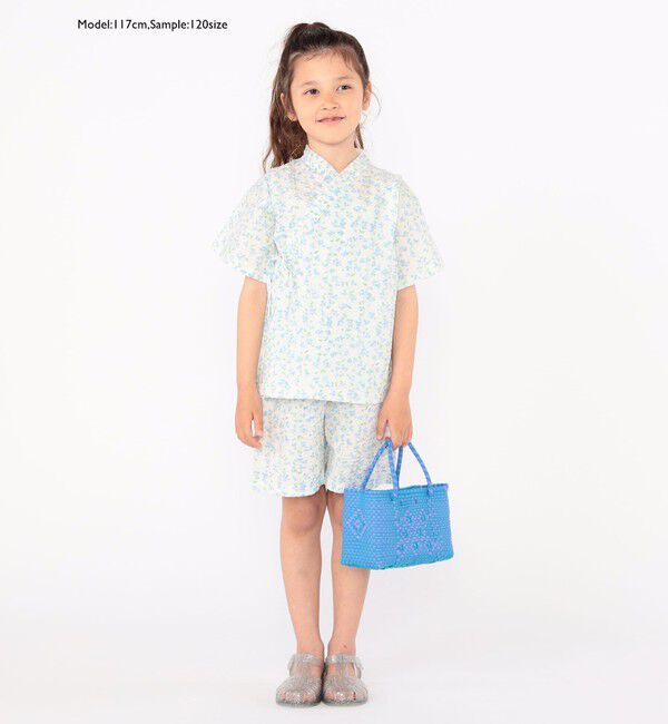 SHIPS KIDS「【WEB限定】SHIPS KIDS:100～130cm / 花柄/トンボ柄 甚平」|その他|