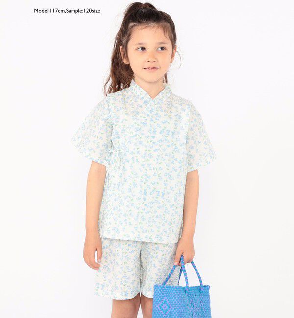 SHIPS KIDS「【WEB限定】SHIPS KIDS:100～130cm / 花柄/トンボ柄 甚平」|その他|