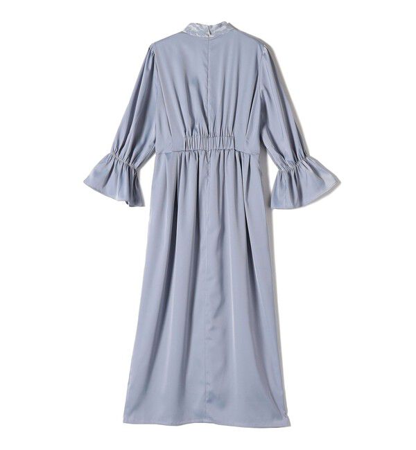 SHIPS for women「【SHIPS別注】A PUPIL:〈洗濯機可能〉サテン ロング ワンピース」|ワンピース|