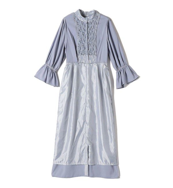 SHIPS for women「【SHIPS別注】A PUPIL:〈洗濯機可能〉サテン ロング ワンピース」|ワンピース|