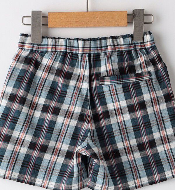 SHIPS KIDS「SHIPS KIDS:80～90cm / コットン チェック ショート パンツ」|その他|