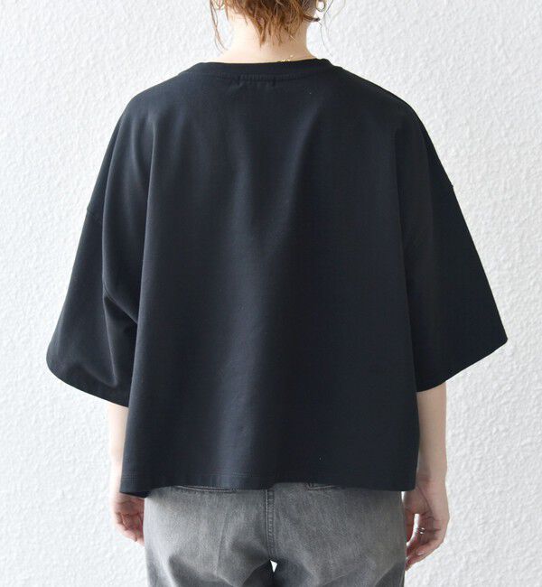 SHIPS any「SHIPS any:〈洗濯機可能〉インレイ ハーフスリーブ ショートTEE」|Tシャツ・カットソー|