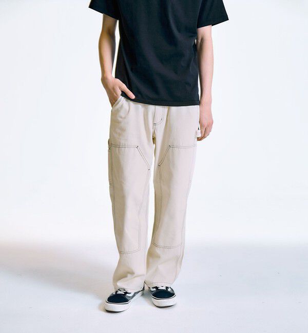 SHIPS「City Ambient Products: カラーステッチ ダブルニー ペインター パンツ」|その他|
