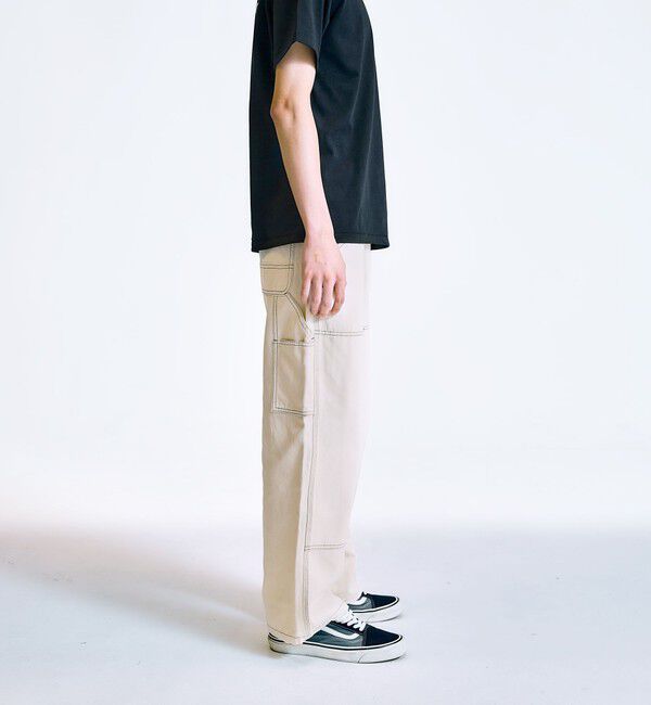 SHIPS「City Ambient Products: カラーステッチ ダブルニー ペインター パンツ」|その他|