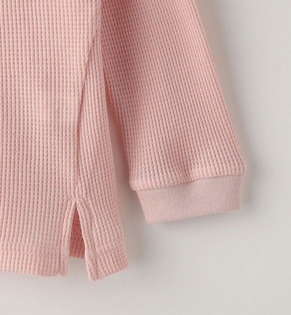 SHIPS KIDS「THYARD:80～90cm / ベビー ワッフル 長袖 TEE」|Tシャツ・カットソー|