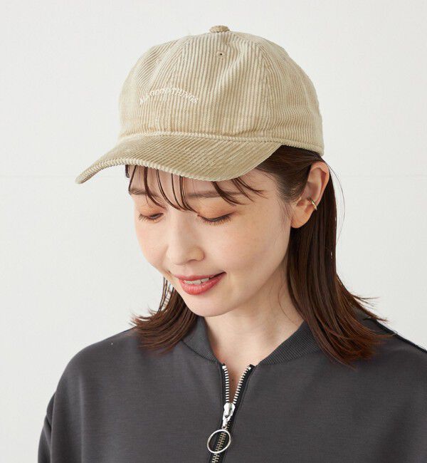 SHIPS Colors 「odds:コーデュロイ ロゴ キャップ」|キャップ・キャスケット|