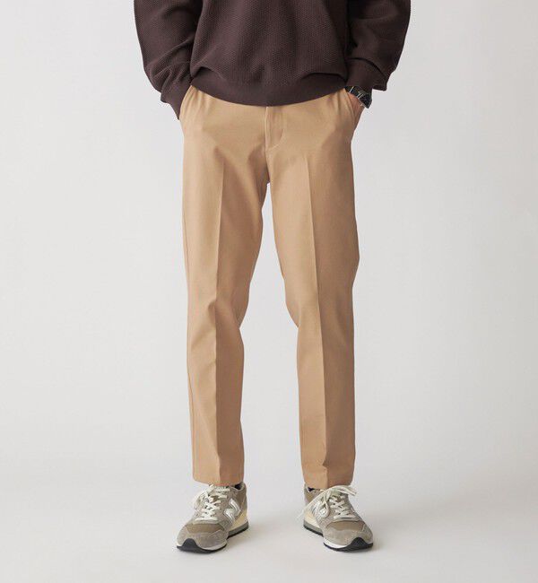 SHIPS「SHIPS: ノープリーツ ツイル 4WAY ストレッチ パンツ」|チノ|