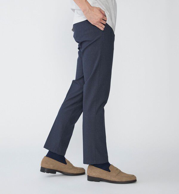 SHIPS「SHIPS: ノープリーツ ツイル 4WAY ストレッチ パンツ」|チノ|