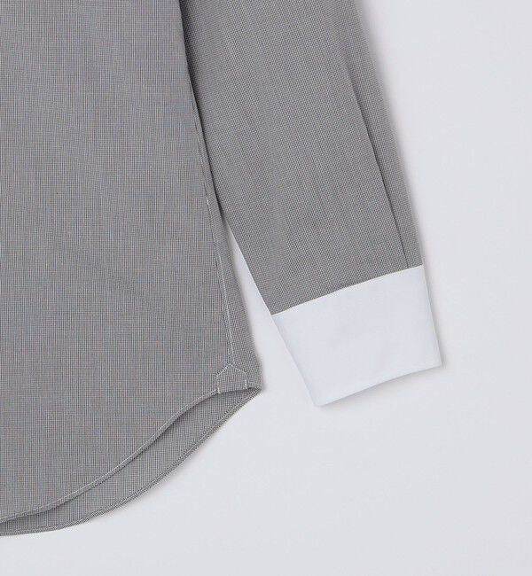 SHIPS「SHIPS: イージーアイロン チェック クレリック ワイドカラー シャツ」|シャツ・ブラウス|