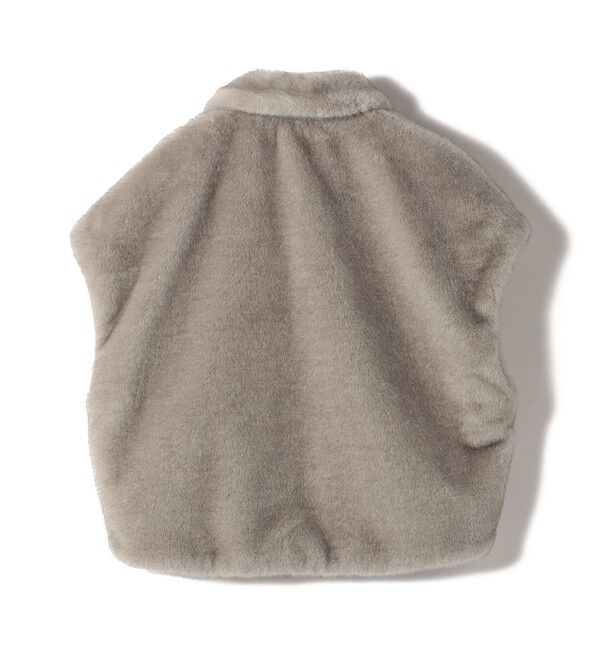 SHIPS for women「【WEB限定】グラデーション ファー ジップ ベスト」|その他|