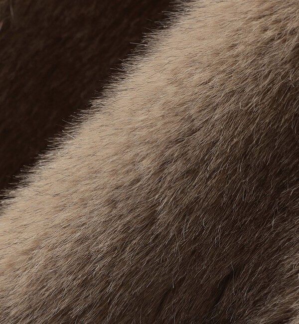 SHIPS for women「【WEB限定】グラデーション ファー ジップ ベスト」|その他|