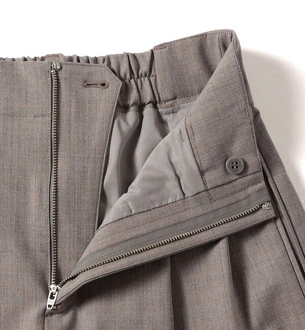 SHIPS for women「Wai＋:〈手洗い可能〉ウール混 2タック スラックス」|スラックス|