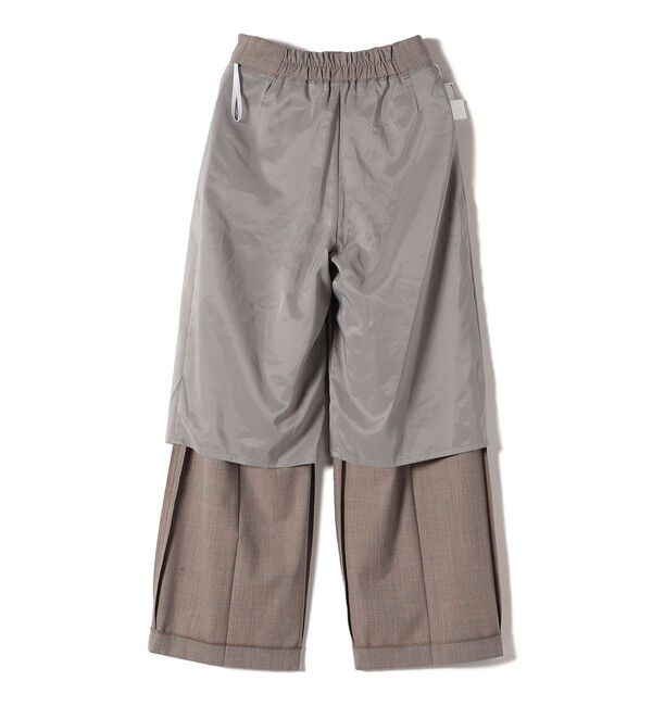 SHIPS for women「Wai＋:〈手洗い可能〉ウール混 2タック スラックス」|スラックス|