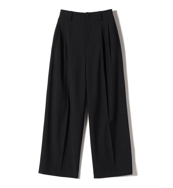 SHIPS for women「Wai＋:〈手洗い可能〉ウール混 2タック スラックス」|スラックス|