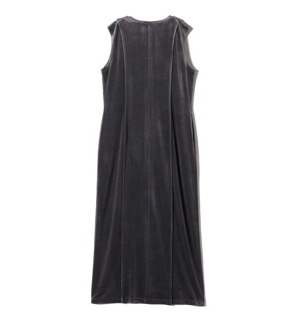 SHIPS for women「Wai＋:〈手洗い可能〉ストレッチ ポリエステル ベロア ワンピース」|ワンピース|