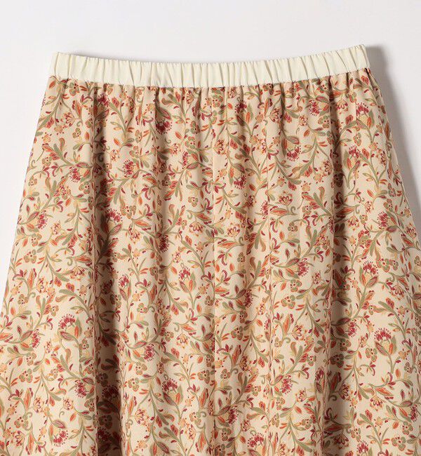 quaranciel「quaranciel :〈洗濯機可能〉TROUILLET フラワー プリント フレア スカート」|スカート|