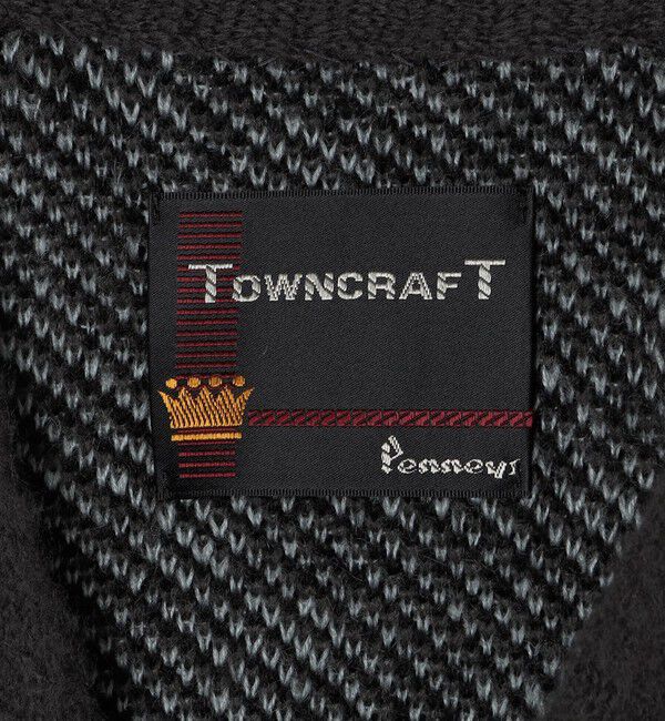 SHIPS「TOWNCRAFT:〈手洗い可能〉総柄 ラグランスリーブ シャギー ニット カーディガン」|カーディガン|