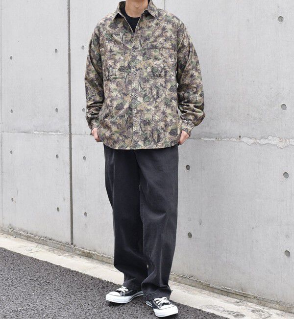 SHIPS any「【SHIPS any別注】sports wear: オーバーサイズ フランネル パターン プリント シャツ◇」|シャツ・ブラウス|