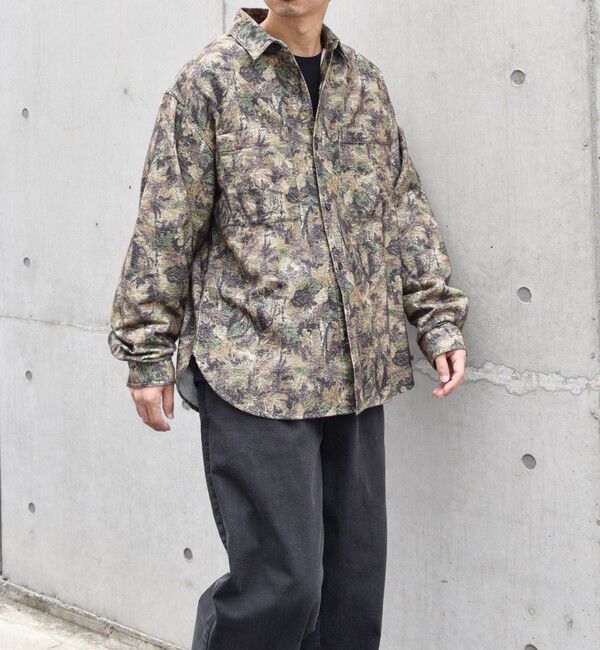 SHIPS any「【SHIPS any別注】sports wear: オーバーサイズ フランネル パターン プリント シャツ◇」|シャツ・ブラウス|