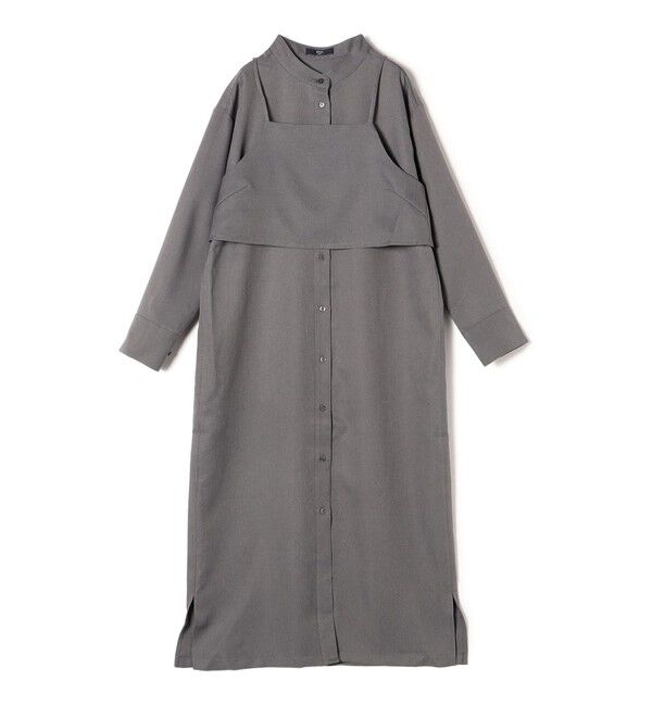 SHIPS Colors 「SHIPS Colors:〈洗濯機可能〉ビスチェ セット シャツ ワンピース」|ワンピース|