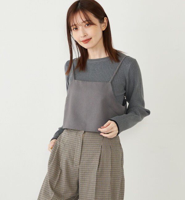 SHIPS Colors 「SHIPS Colors:〈洗濯機可能〉ビスチェ セット シャツ ワンピース」|ワンピース|