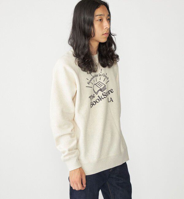 SHIPS「SHIPS: コットン ポリエステル プリント ライト クルーネック スウェット」|スウェット・ジャージ|