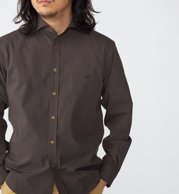 SHIPS「【WEB限定】SHIPS: 防シワ・吸水速乾 Drymix(R)タイプライターセミワイドカラーシャツ」|シャツ・ブラウス|