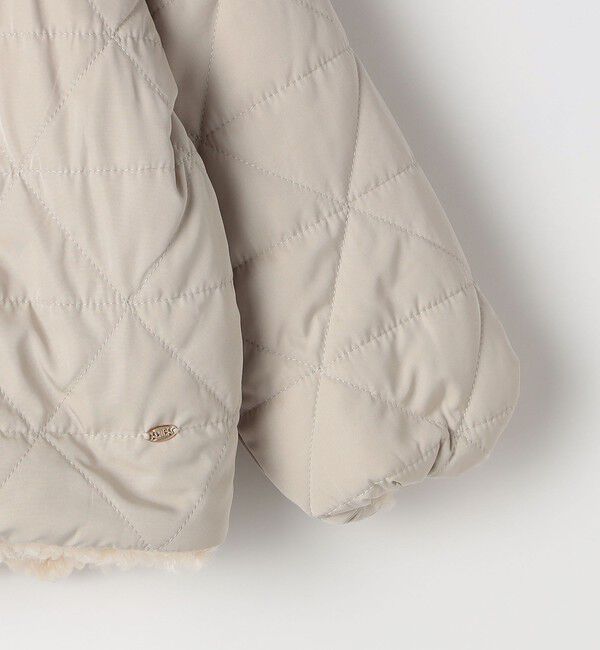 SHIPS KIDS「SHIPS KIDS:100～130cm / プードルファー&times;タフタ リバーシブル ジャケット」|その他|