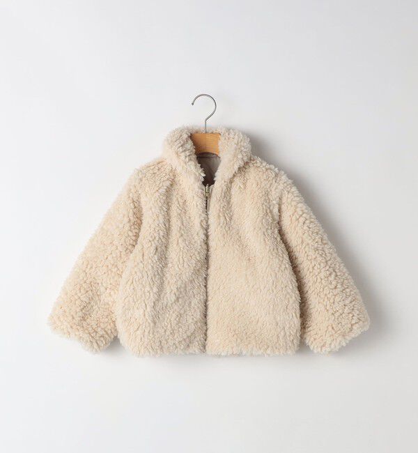 SHIPS KIDS「SHIPS KIDS:100～130cm / プードルファー&times;タフタ リバーシブル ジャケット」|その他|