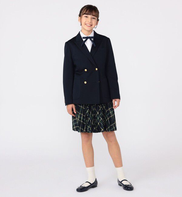 SHIPS KIDS「SHIPS KIDS:140～160cm / ピンタック ブラウス」|シャツ・ブラウス|