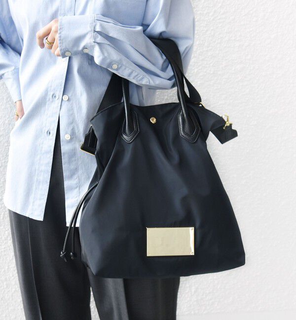 SHIPS for women「【WEB限定】 ジップ 2WAY プレート バッグ」|トートバッグ|