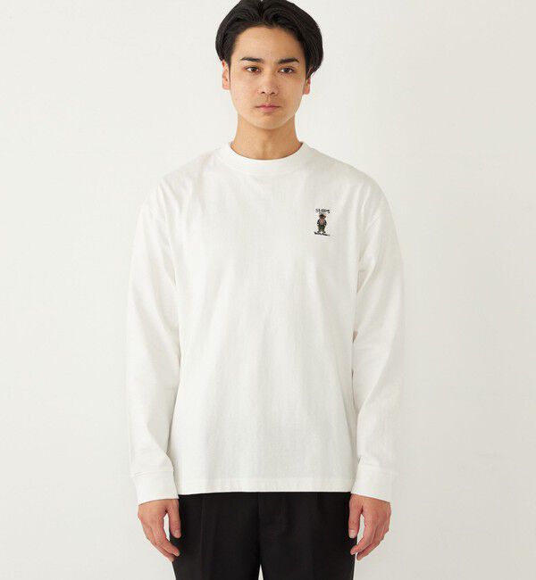 SHIPS Colors 「SHIPS Colors:TeddyBear(R) ワンポイント ロングスリーブ Tシャツ◇」|Tシャツ・カットソー|