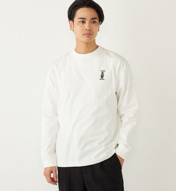 SHIPS Colors 「SHIPS Colors:TeddyBear(R) ワンポイント ロングスリーブ Tシャツ◇」|Tシャツ・カットソー|