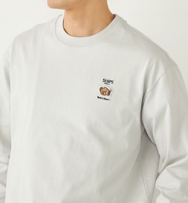 SHIPS Colors 「SHIPS Colors:TeddyBear(R) ワンポイント ロングスリーブ Tシャツ◇」|Tシャツ・カットソー|