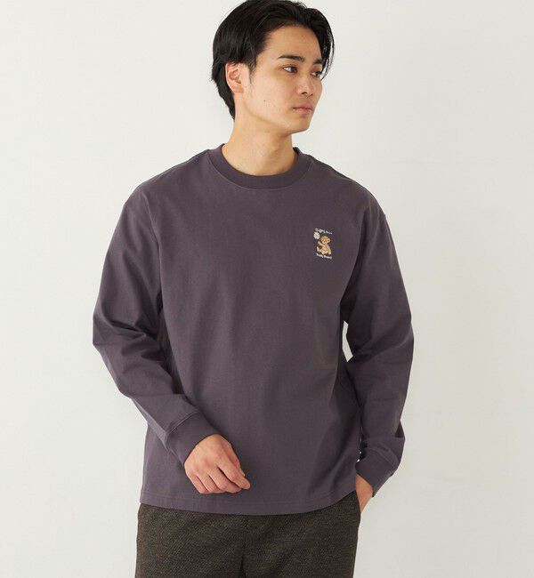 SHIPS Colors 「SHIPS Colors:TeddyBear(R) ワンポイント ロングスリーブ Tシャツ◇」|Tシャツ・カットソー|