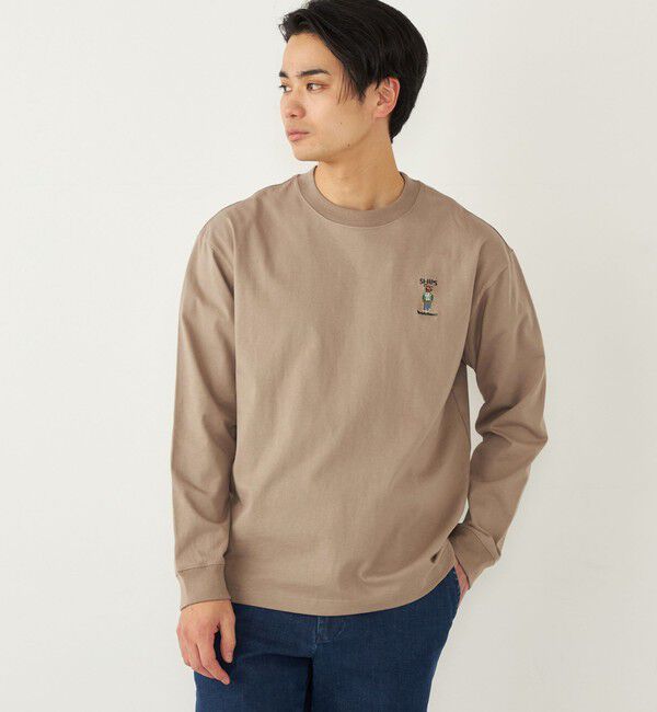 SHIPS Colors 「SHIPS Colors:TeddyBear(R) ワンポイント ロングスリーブ Tシャツ◇」|Tシャツ・カットソー|