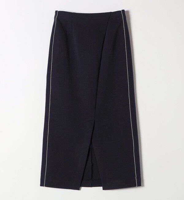 quaranciel「quaranciel:〈洗濯機可能〉ポンチ サイドライン スリット タイト スカート」|タイト|