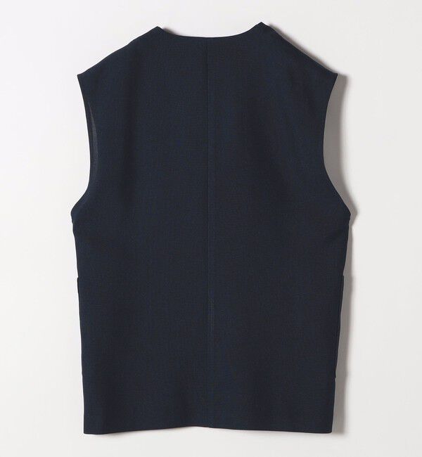 quaranciel「quaranciel:〈洗濯機可能〉Vネック ジレ＆フレア スカート セットアップ」|フレア|