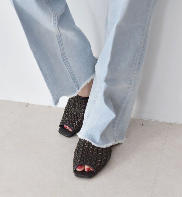 quaranciel「quaranciel: メッシュ フラット サンダル」|サンダル|