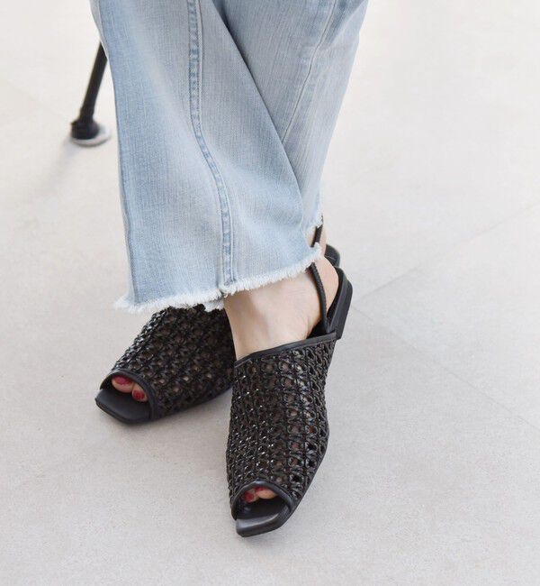 quaranciel「quaranciel: メッシュ フラット サンダル」|サンダル|