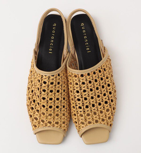 quaranciel「quaranciel: メッシュ フラット サンダル」|サンダル|