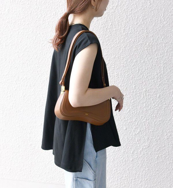 SHIPS any「SHIPS any:〈接触冷感/汗染み防止加工/洗濯機可能〉Aライン フレンチスリーブ TEE」|Tシャツ・カットソー|