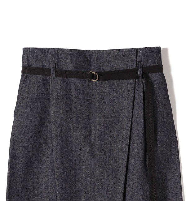 SHIPS for women「【SHIPS別注】Nell:〈手洗い可能〉デニム タック スカート」|スカート|